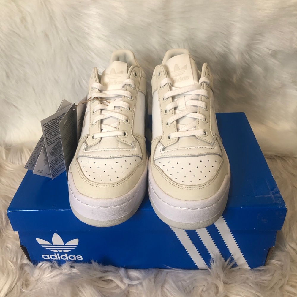 Adidas Originals Forum Bold Women’s 9 White Leather Sneakers - Picture 7 of 11